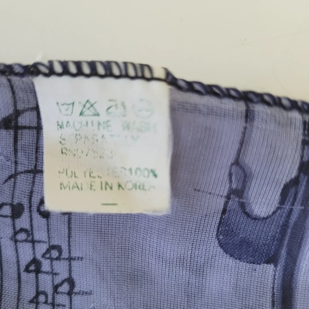 Violin Lightweight Purple Scarf W Music Notes Job Women's